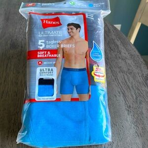 Men’s Hanes Ultimate 5pk Tagless Boxer Briefs - Multi Colored